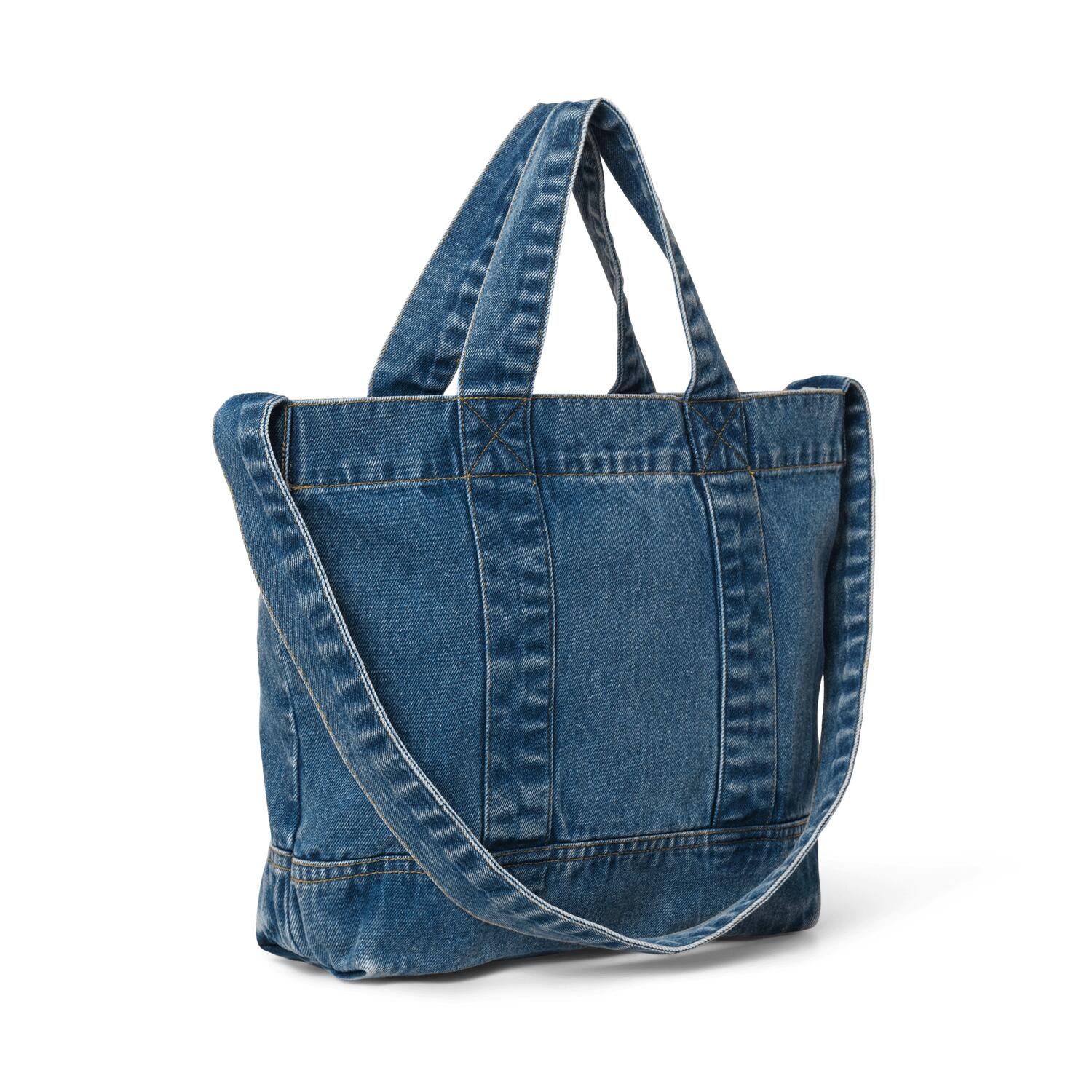 Washed crossbody shopper - Medium Denim